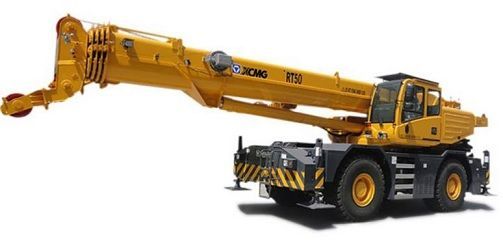 Короткобазный кран XCMG RT50A